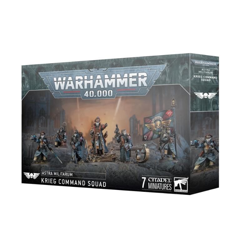 Games Workshop Miniatures Warhammer 40k - Astra Militarum - Krieg Command Squad (Preorder - 22/02/2025 Release)