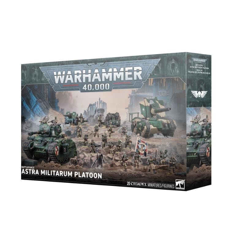 Games Workshop Miniatures Warhammer 40k - Battleforce - Astra Militarum Platoon (Preorder - 11/07/2026 Release)
