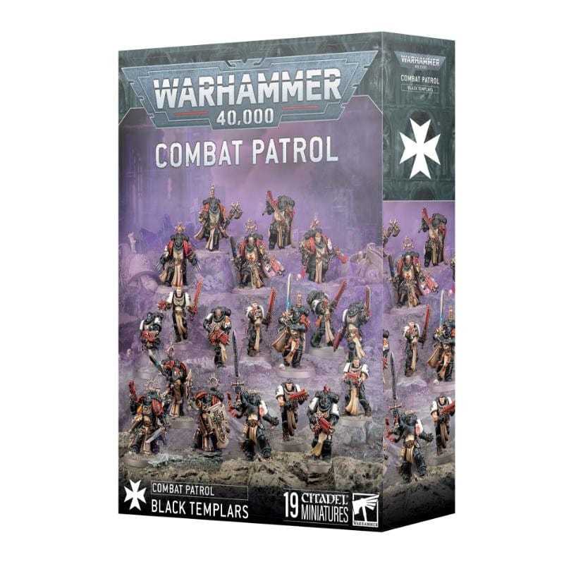 Games Workshop Miniatures Warhammer 40k - Black Templars - Combat Patrol (Preorder - 09/08/2025 Release)