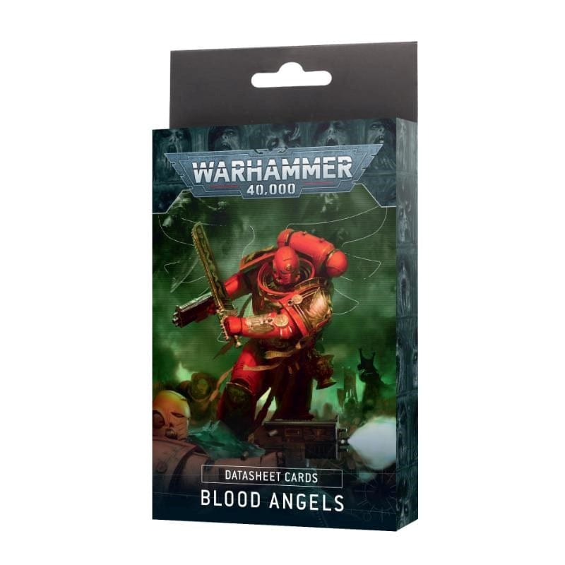 Games Workshop Miniatures Warhammer 40k - Blood Angels - Datasheet Cards (2024) (Preorder - 19/10/2024 Release)