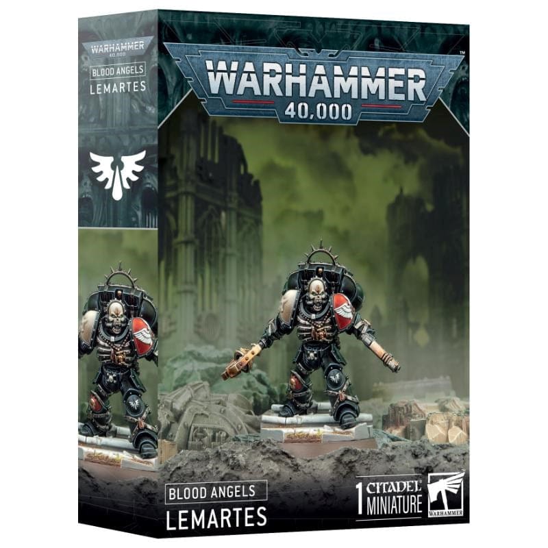 Games Workshop Miniatures Warhammer 40k - Blood Angels - Lemartes (Preorder - 19/10/2024 Release)