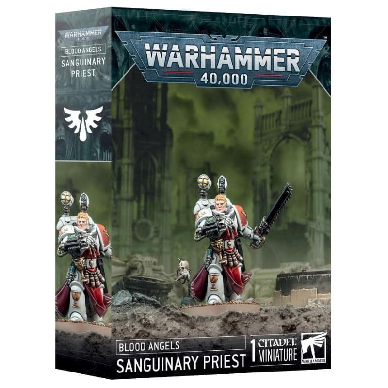 Games Workshop Miniatures Warhammer 40k - Blood Angels - Sanguinary Priest (Preorder - 19/10/2024 Release)