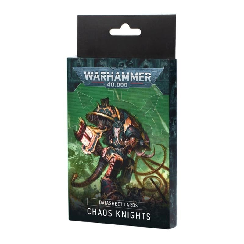Games Workshop Miniatures Warhammer 40k - Chaos Knights - Datasheet Cards (Preorder - 21/06/2025 Release)