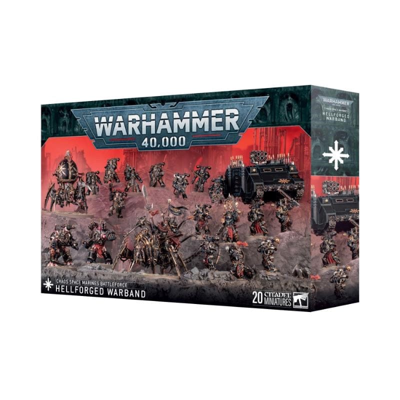 Games Workshop Miniatures Warhammer 40k - Chaos Space Marines - Battleforce - Hellforged Warband (Preorder - 28/11/2025 Release)