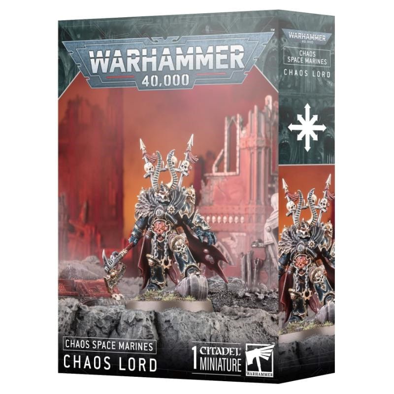 Games Workshop Miniatures Warhammer 40k - Chaos Space Marines - Chaos Lord (Preorder - 09/11/2024 Release)
