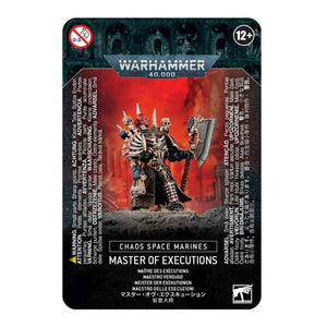 Games Workshop Miniatures Warhammer 40k - Chaos Space Marines - Master of Executions