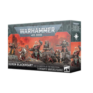 Games Workshop Miniatures Warhammer 40k - Chaos Space Marines - Red Corsairs - Huron Blackheart and the Masters of the Maelstrom (Preorder - 28/02/2026 Release)
