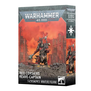 Games Workshop Miniatures Warhammer 40k - Chaos Space Marines - Red Corsairs Reave-Captain (Preorder from 07/03/2026) (21/03/2026 Release)