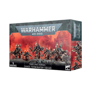 Games Workshop Miniatures Warhammer 40k - Chaos Space Marines - Terminators (Boxed)