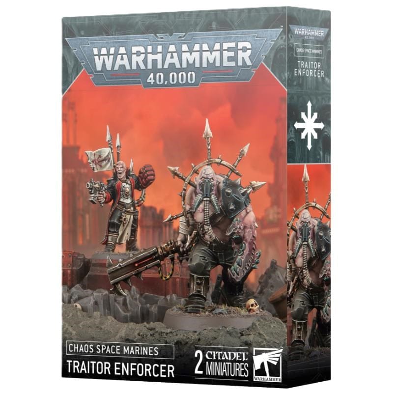 Games Workshop Miniatures Warhammer 40k - Chaos Space Marines - Traitor Enforcer (Preorder - 06/12/2025 Release)