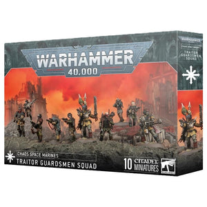 Games Workshop Miniatures Warhammer 40k - Chaos Space Marines - Traitor Guardsmen Squad (Preorder - 08/11/2025 Release)