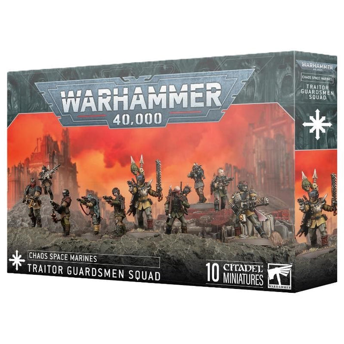 Warhammer 40k - Chaos Space Marines - Traitor Guardsmen Squad (Preorder - 08/11/2025 Release)