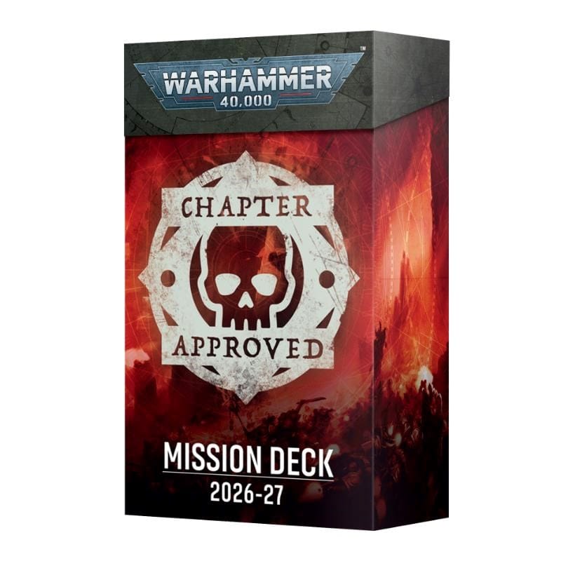 Games Workshop Miniatures Warhammer 40k - Chapter Approved Mission Deck (2026-27) (Preorder - 27/06/2026 Release)
