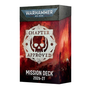 Games Workshop Miniatures Warhammer 40k - Chapter Approved Mission Deck (2026-27) (Preorder - 27/06/2026 Release)