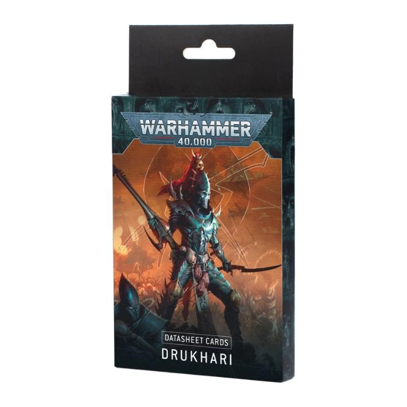 Games Workshop Miniatures Warhammer 40k - Drukhari - Datasheet Cards (10th Edition) (Preorder - 11/10/2025 Release)