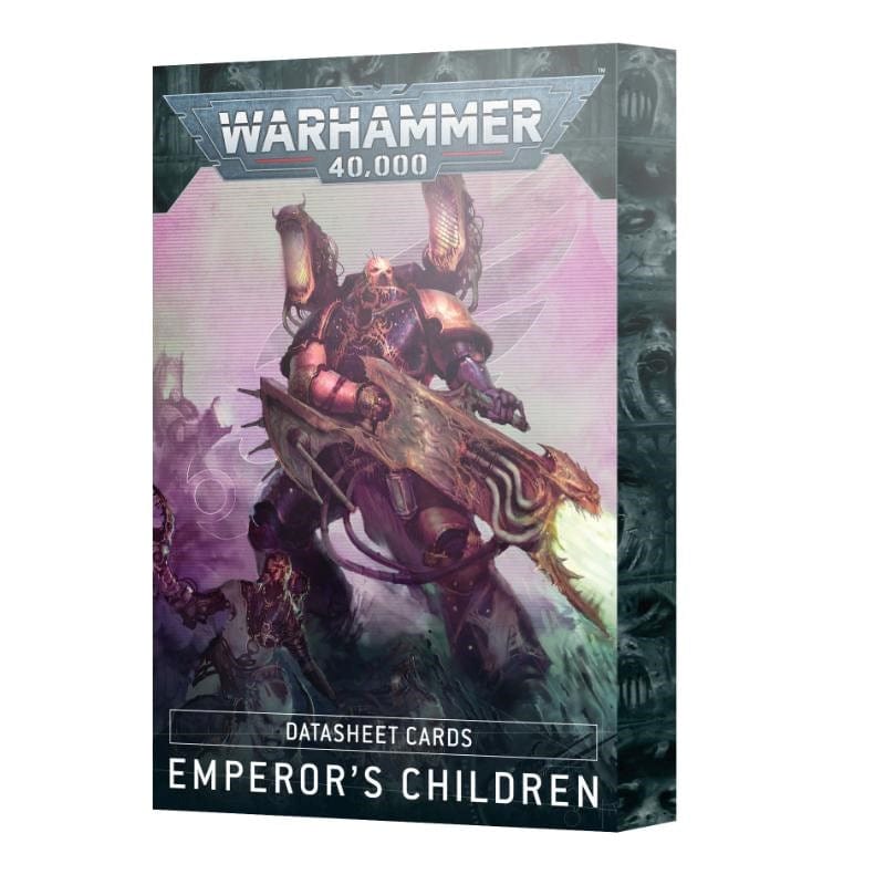 Games Workshop Miniatures Warhammer 40k - Emperor's Children - Datasheet Cards (Preorder - 24/04/2025 Release)