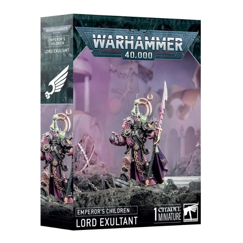 Games Workshop Miniatures Warhammer 40k - Emperor's Children - Lord Exultant (Preorder - 24/04/2025 Release)