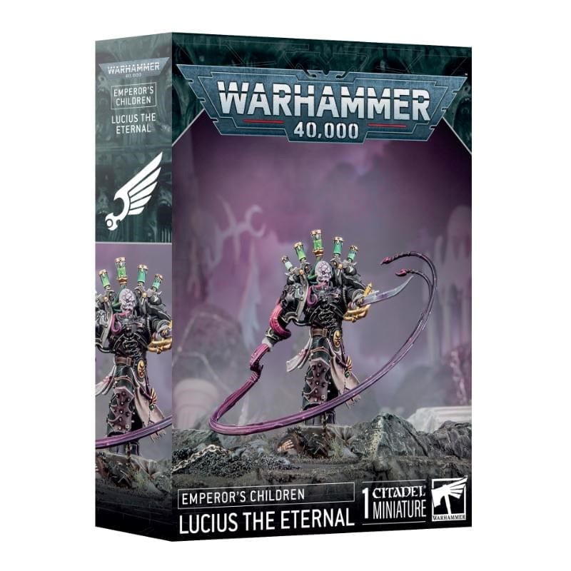 Games Workshop Miniatures Warhammer 40k - Emperor's Children - Lucius The Eternal (Preorder - 24/04/2025 Release)