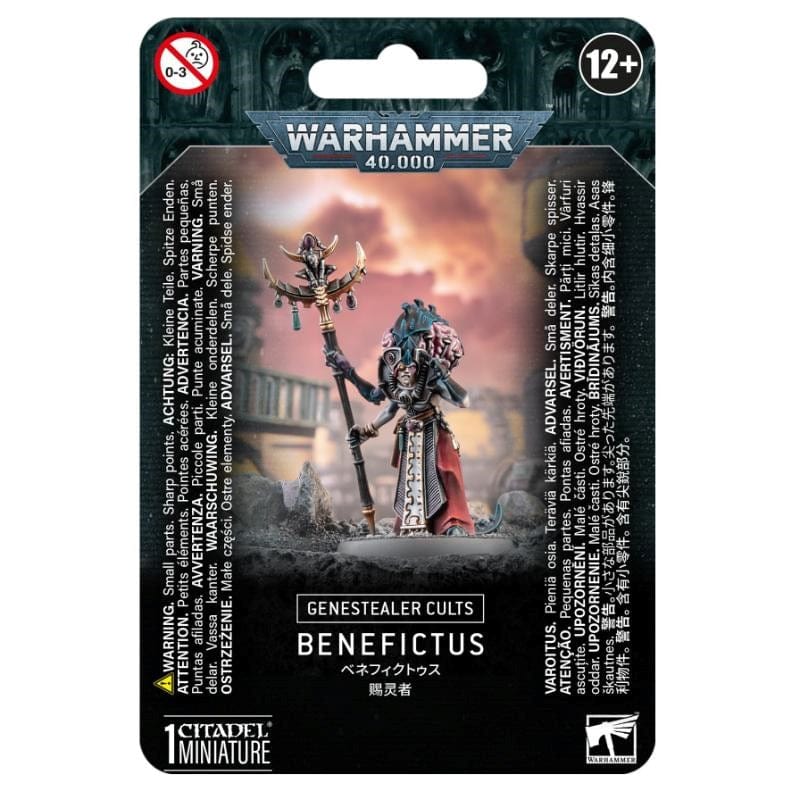 Games Workshop Miniatures Warhammer 40k - Genestealer Cults - Benefictus (Preorder - 19/10/2024 Release)