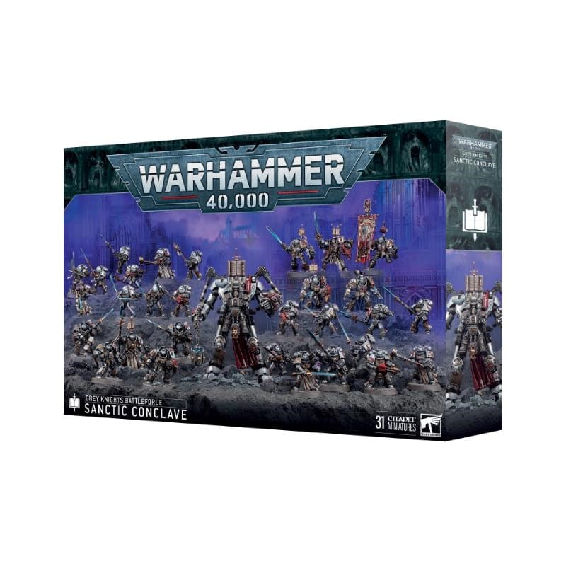 Games Workshop Miniatures Warhammer 40k - Grey Knights - Battleforce - Sanctic Conclave (Preorder - 09/08/2025 Release)