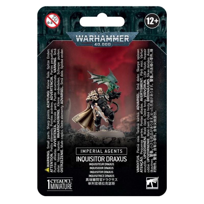 Games Workshop Miniatures Warhammer 40K - Imperial Agents - Inquisitor Draxus (Preorder - 24/08/2024 release)