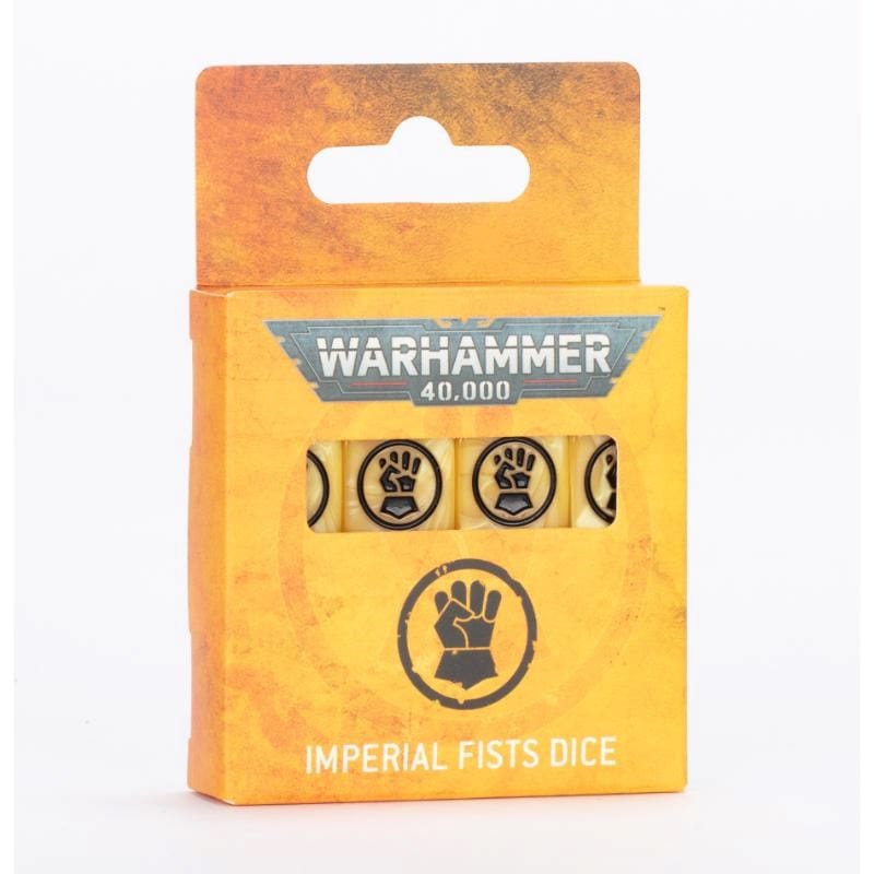 Games Workshop Miniatures Warhammer 40k - Imperial Fists - Dice (Preorder - 20/09/2025 Release)
