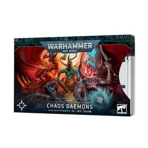 Games Workshop Miniatures Warhammer 40k - Index Cards - Chaos Daemons (01/07/2023 release)