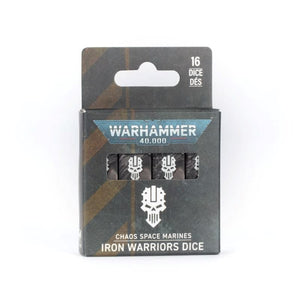 Games Workshop Miniatures Warhammer 40k - Iron Warriors - Dice (Preorder - 18/04/2026 Release)