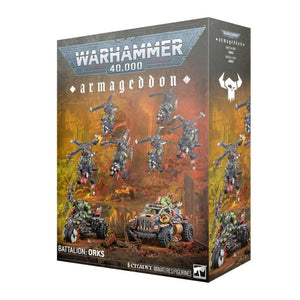 Games Workshop Miniatures Warhammer 40k - Orks - Armageddon Battalion (Preorder - 09/05/2026 Release)