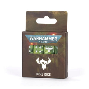 Games Workshop Miniatures Warhammer 40K - Orks - Dice Set (27/04/2024 release)