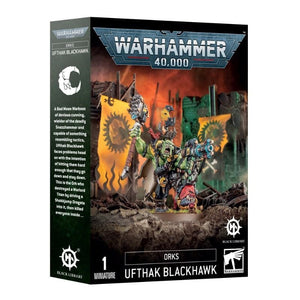 Games Workshop Miniatures Warhammer 40k - Orks - Ufthak Blackhawk (Black Library Celebration) (24/02/2024 release)