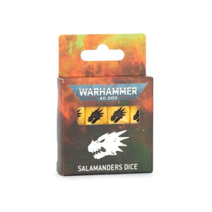 Games Workshop Miniatures Warhammer 40k - Salamanders - Dice Set (2025) (Preorder - 23/08/2025 Release)