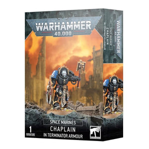 Games Workshop Miniatures Warhammer 40k - Space Marines - Chaplain In Terminator Armour (14/10/2023 release)