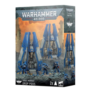Games Workshop Miniatures Warhammer 40k - Space Marines - Drop Pods (2025) (Preorder - 12/07/2025 Release)