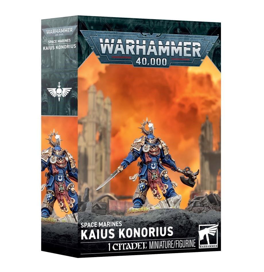 Games Workshop Miniatures Warhammer 40k - Space Marines - Kaius Konorius (Preorder from 19/09/2026) (03/10/2026 Release)