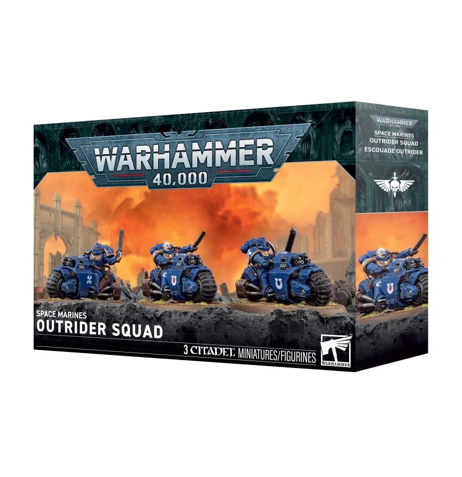 Games Workshop Miniatures Warhammer 40k - Space Marines - Outrider Squad (Preorder from 19/09/2026) (03/10/2026 Release)