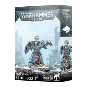 Games Workshop Miniatures Warhammer 40k - Space Wolves - Arjac Rockfist (Preorder - 12/07/2025 Release)