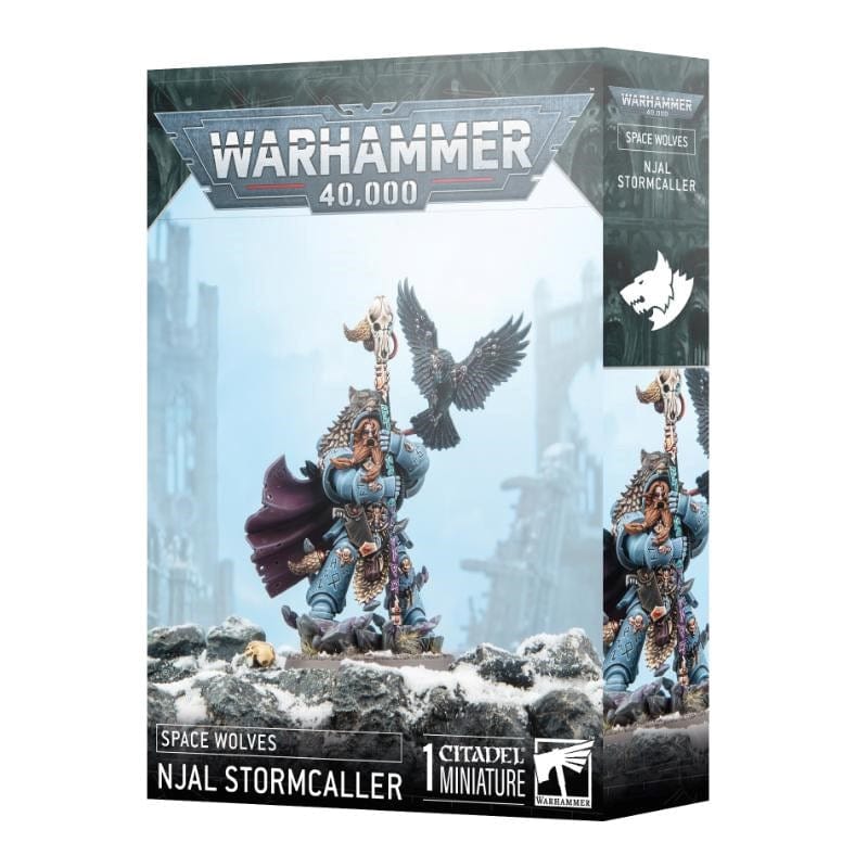 Games Workshop Miniatures Warhammer 40k - Space Wolves - Njal Stormcaller (2025) (Preorder - 12/07/2025 Release)