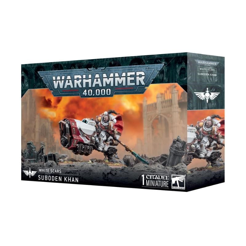 Games Workshop Miniatures Warhammer 40k - White Scars - Suboden Khan (Preorder - 06/12/2025 Release)