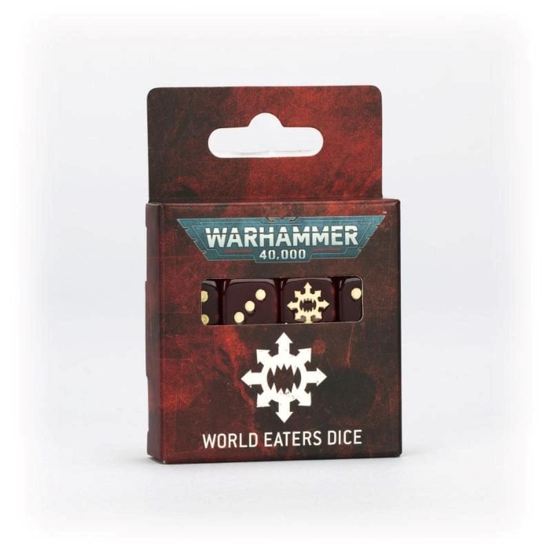 Games Workshop Miniatures Warhammer 40k - World Eaters - Dice (2025) (Preorder - 10/05/2025 Release)