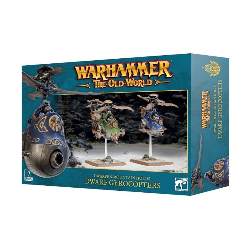 Games Workshop Miniatures Warhammer - The Old World - Dwarfen Mountain Holds - Dwarf Gyrocopters & Gyrobombers (Preorder - 31/08/2024 release)