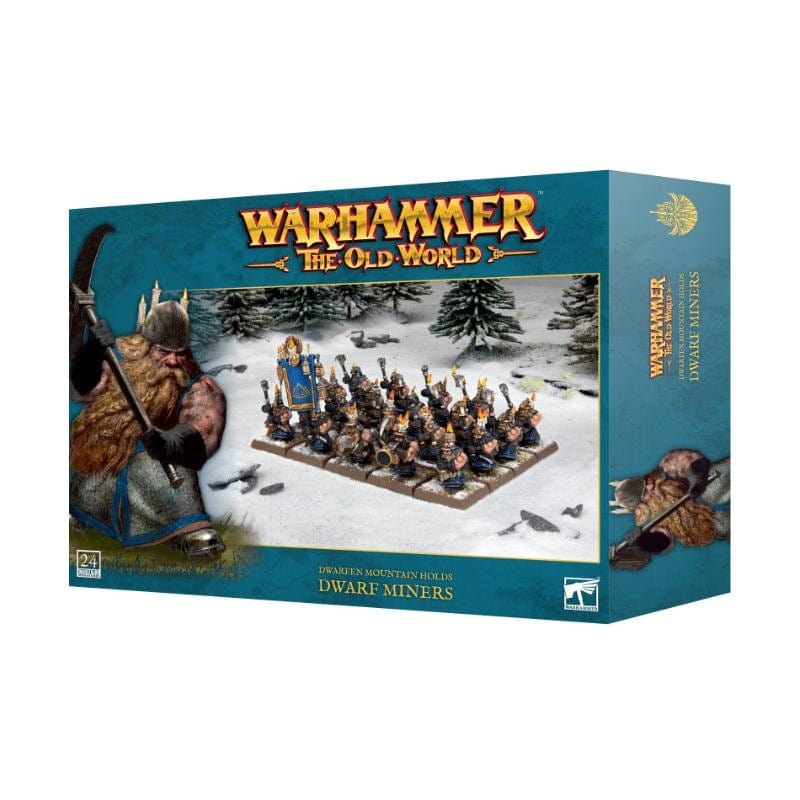 Games Workshop Miniatures Warhammer - The Old World - Dwarfen Mountain Holds - Dwarf Miners (Preorder - 31/08/2024 release)