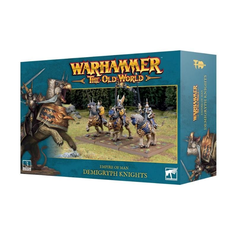Games Workshop Miniatures Warhammer - The Old World - Empire Of Man - Demigryph Knights (Preorder - 15/02/2025 Release)