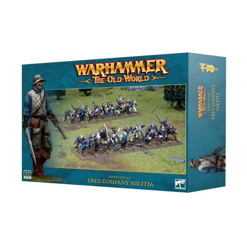 Games Workshop Miniatures Warhammer - The Old World - Empire Of Man - Free Company Militia (Preorder - 15/02/2025 Release)