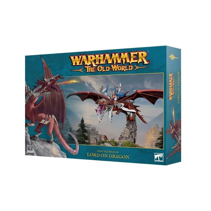 Warhammer - The Old World - High Elf Realms - Lord On Dragon