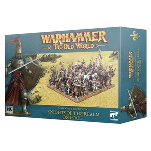 Games Workshop Miniatures Warhammer - The Old World - Kingdom Of Bretonnia - Knights Of The Realm On Foot (16/03/2024 release)