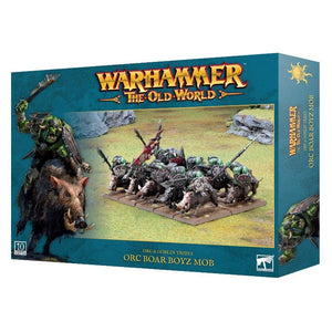 Games Workshop Miniatures Warhammer - The Old World - Orc & Goblin Tribes - Orc Boar Boyz Mob (04/05/2024 release)