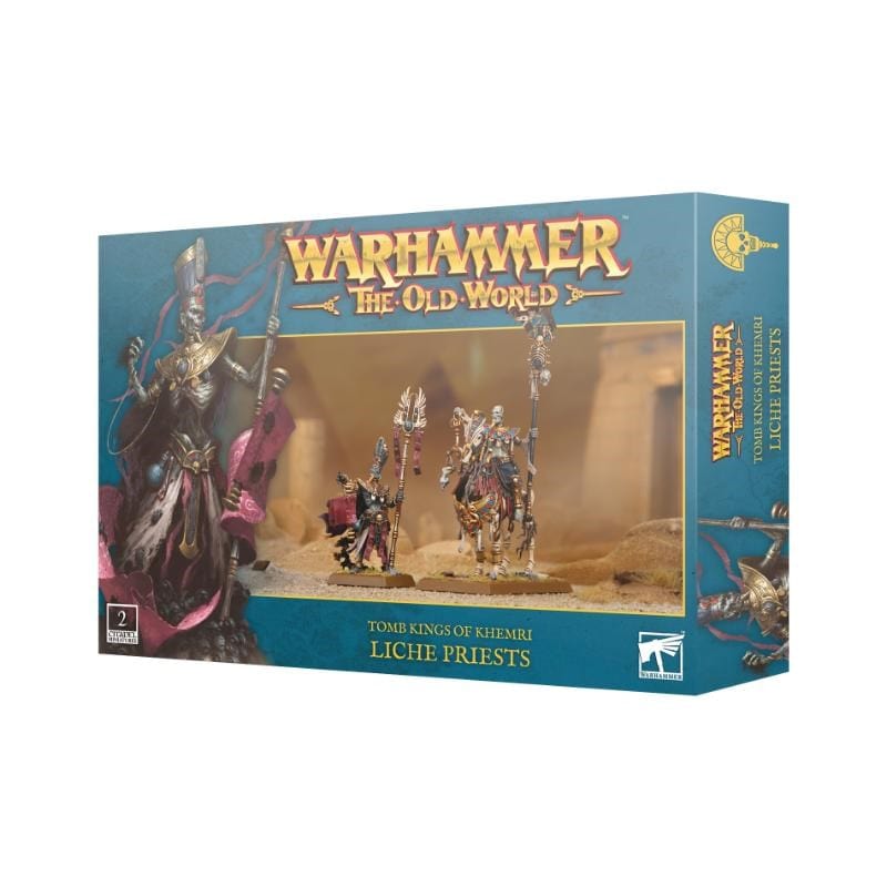 Games Workshop Miniatures Warhammer - The Old World - Tomb Kings of Khemri - Liche Priests (Preorder - 18/10/2025 Release)