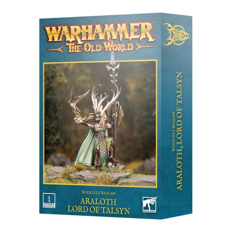 Games Workshop Miniatures Warhammer - The Old World - Wood Elf Realms - Araloth Lord of Talsyn (Preorder - 31/05/2025 Release)