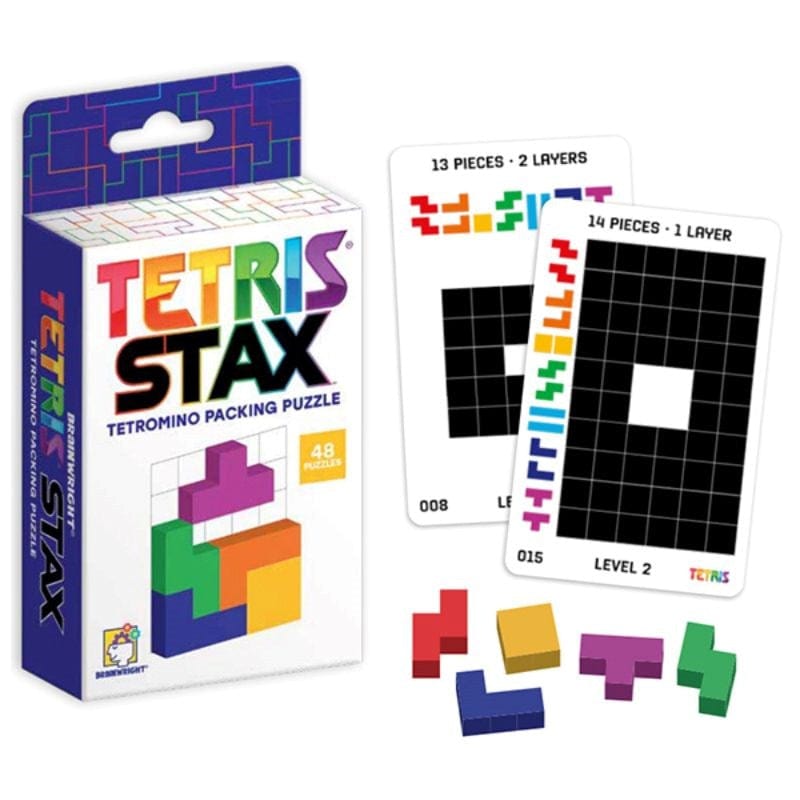 Gamewright Logic Puzzles Tetris Stax - Logic Puzzle